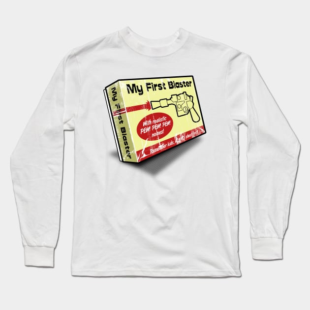 My First Blaster Long Sleeve T-Shirt by robotrobotROBOT